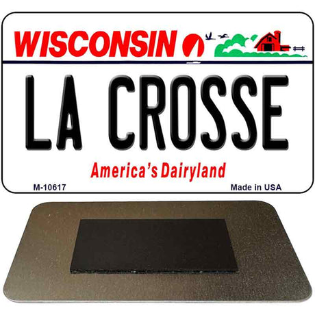 La Crosse Wisconsin State License Plate Tag Novelty Magnet M-10617