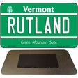 Rutland Vermont State License Plate Tag Novelty Magnet M-10667