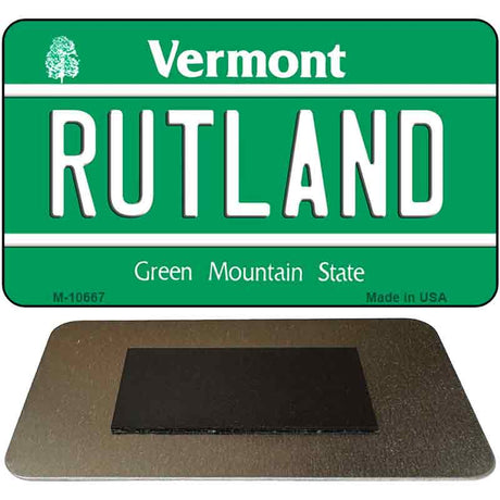 Rutland Vermont State License Plate Tag Novelty Magnet M-10667