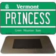 Princess Vermont State License Plate Tag Novelty Magnet M-10686
