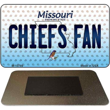 Chiefs Fan Missouri State License Plate Tag Magnet M-10769