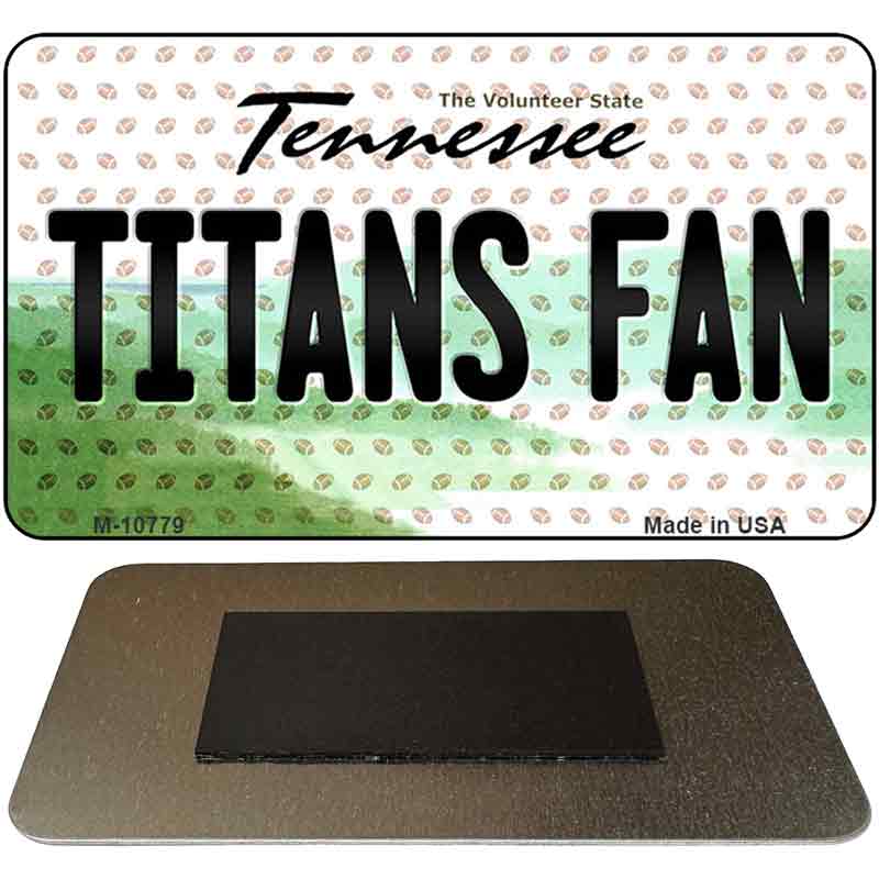 Titans Fan Tennessee State License Plate Tag Magnet M-10779