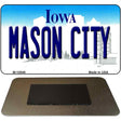 Mason City Iowa State License Plate Tag Novelty Magnet M-10946
