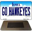 Go Hawkeyes Iowa State License Plate Tag Novelty Magnet M-10950