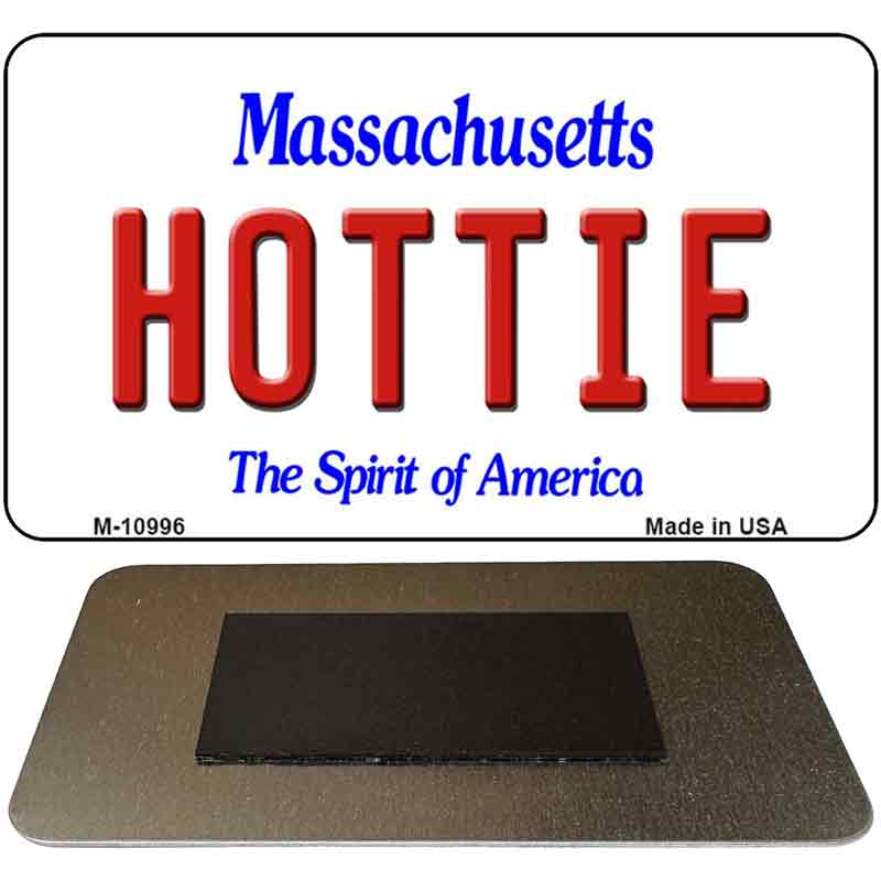 Hottie Massachusetts State License Plate Tag Magnet M-10996