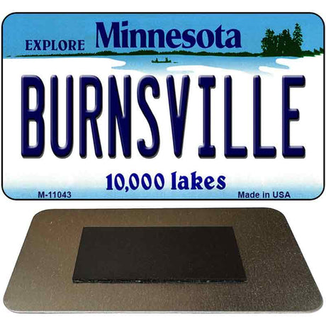 Burnsville Minnesota State License Plate Tag Novelty Magnet M-11043
