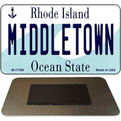 Middletown Rhode Island State License Plate Tag Novelty Magnet M-11196