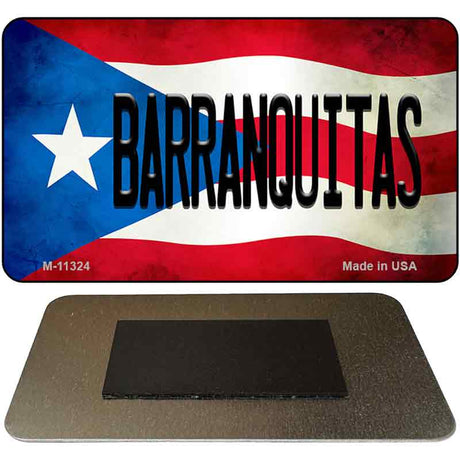 Barranquitas Puerto Rico State Flag Novelty Metal Magnet M-11324