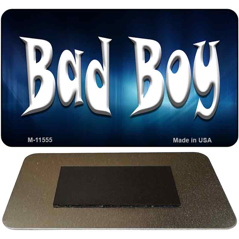 Bad Boy Novelty Metal Magnet M-11555 3.5" x 2" Magnet (M)