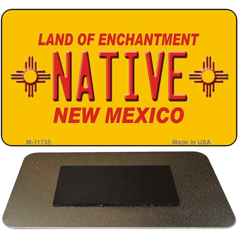 Native New Mexico Yellow State Magnet M-11735
