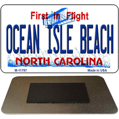 Ocean Isle Beach North Carolina Novelty Metal Magnet M-11797