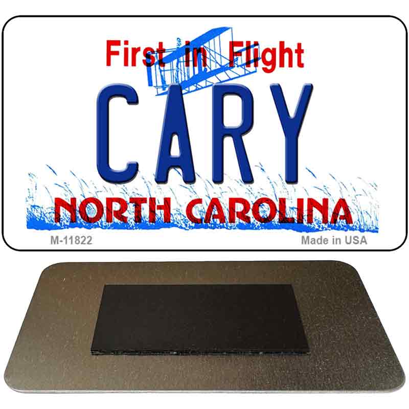Cary North Carolina Novelty Metal Magnet M-11822