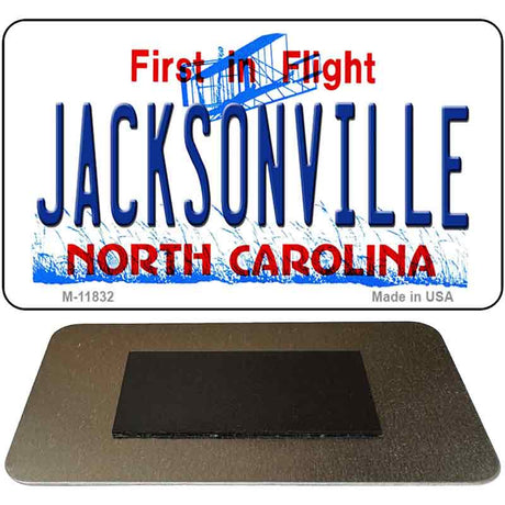 Jacksonville North Carolina Novelty Metal Magnet M-11832