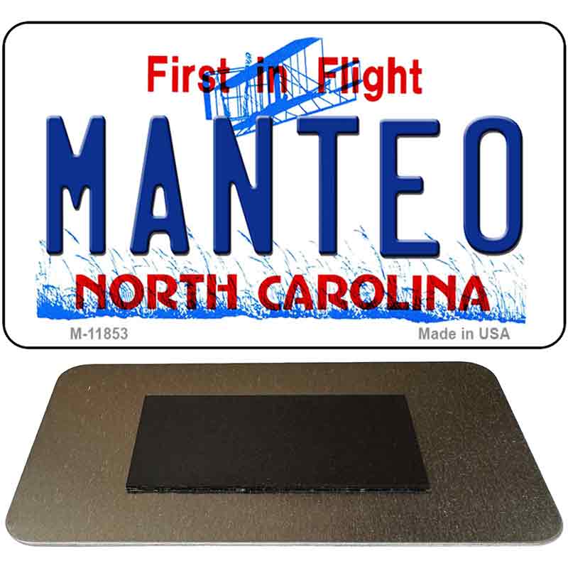 Manteo North Carolina Novelty Metal Magnet M-11853