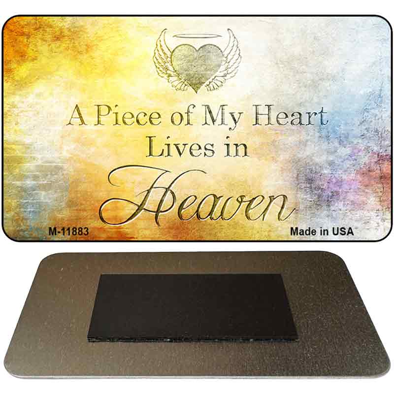 Lives In Heaven Novelty Metal Magnet M-11883