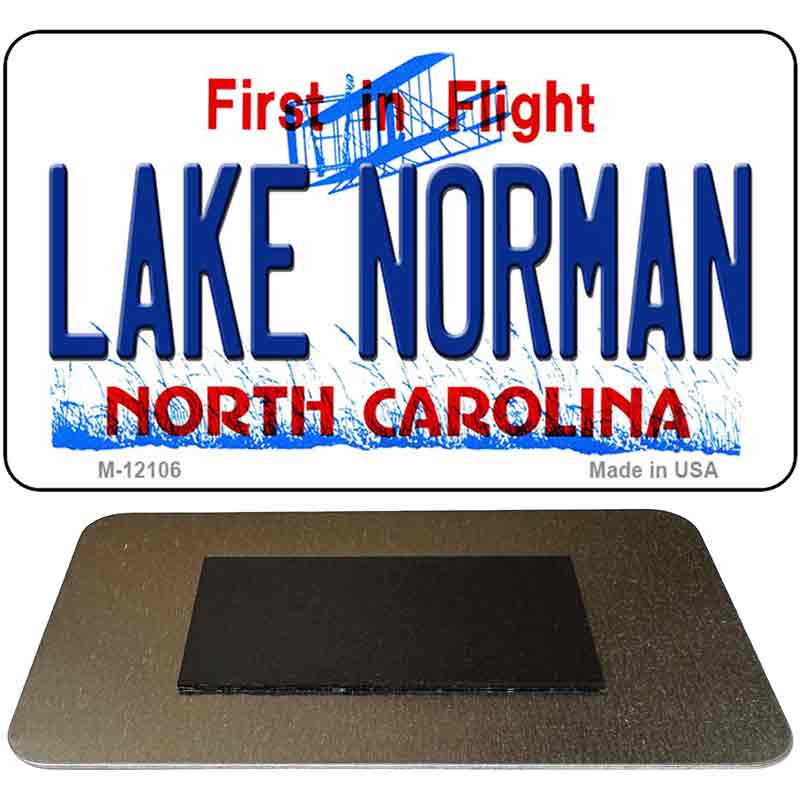 Lake Norman North Carolina State Novelty Metal Magnet M-12106