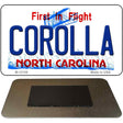 Corolla North Carolina State Novelty Metal Magnet M-12108