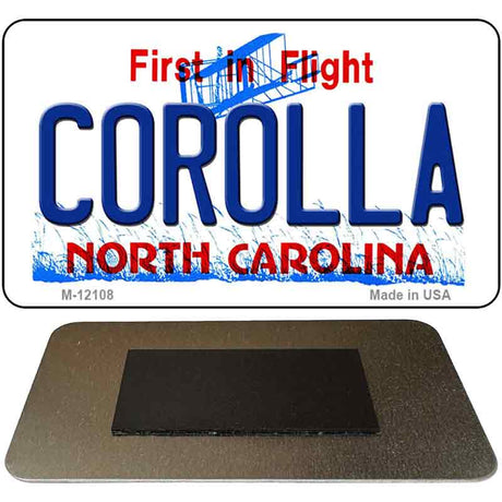 Corolla North Carolina State Novelty Metal Magnet M-12108