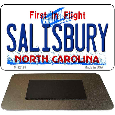 Salisbury North Carolina State Novelty Metal Magnet M-12125