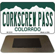Corkscrew Pass Colorado Novelty Metal Magnet M-12151 3.5" x 2" Magnet (M)