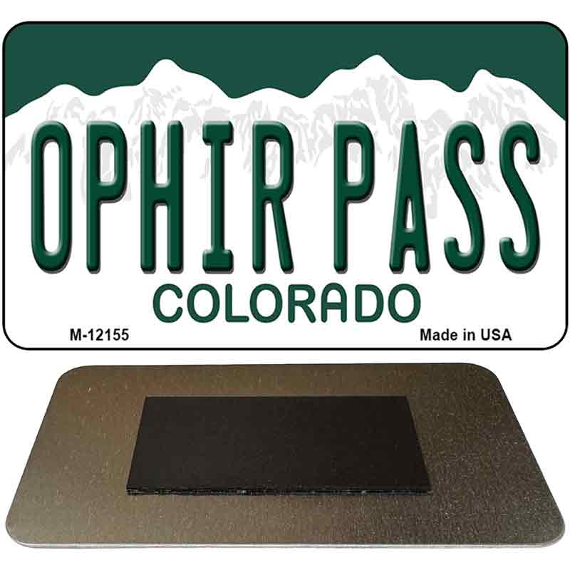 Ophir Pass Colorado Novelty Metal Magnet M-12155