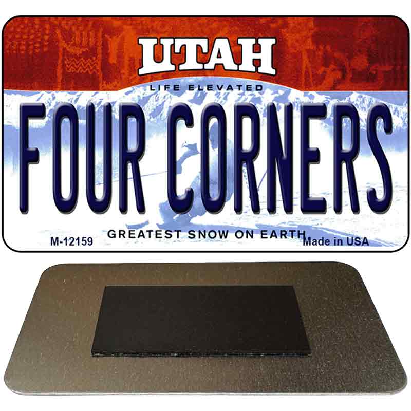 Utah Four Corners Novelty Metal Magnet M-12159