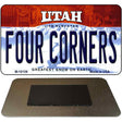 Utah Four Corners Novelty Metal Magnet M-12159