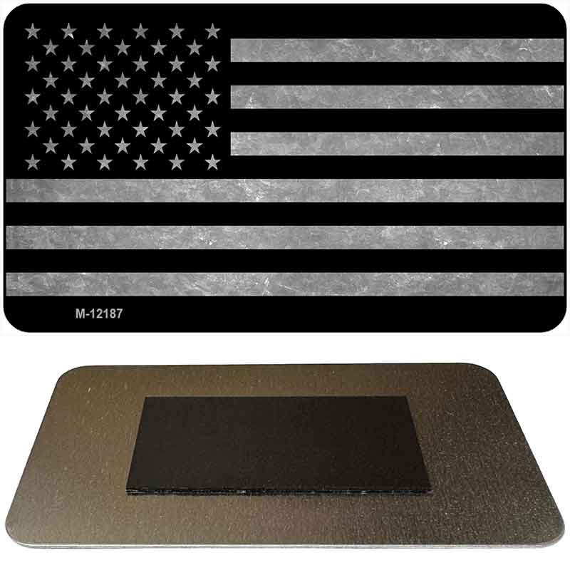 American Flag Novelty Metal Magnet M-12187 3.5" x 2" Magnet (M)