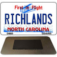 North Carolina Richlands Novelty Metal Magnet M-12289
