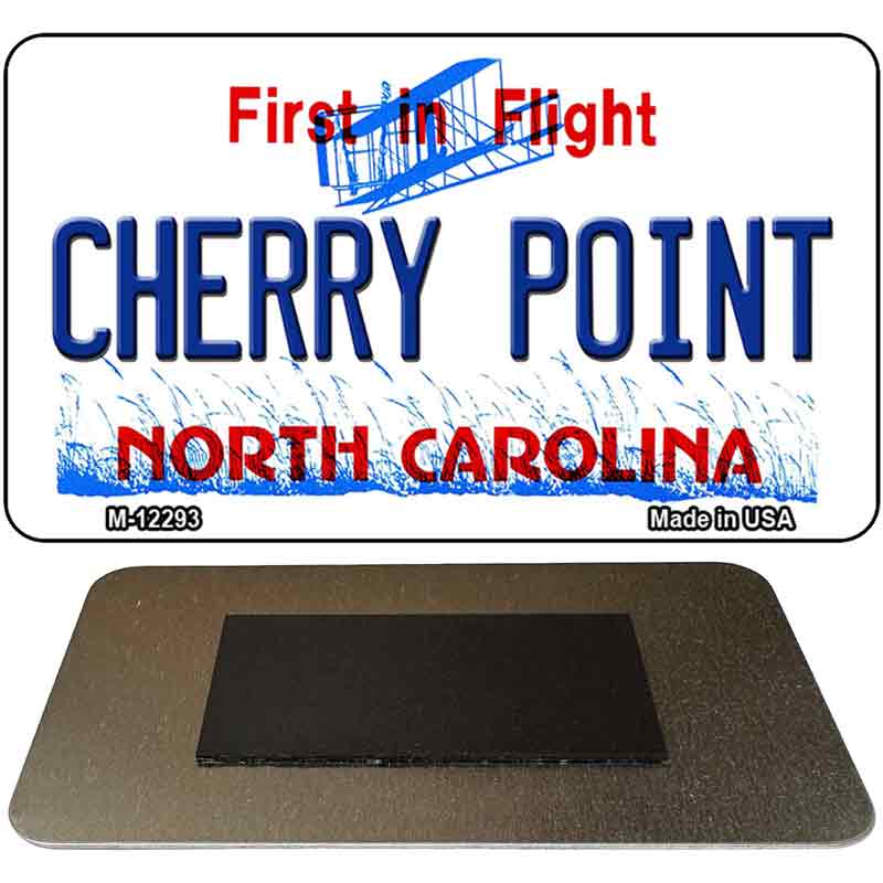 North Carolina Cherry Point Novelty Metal Magnet M-12293