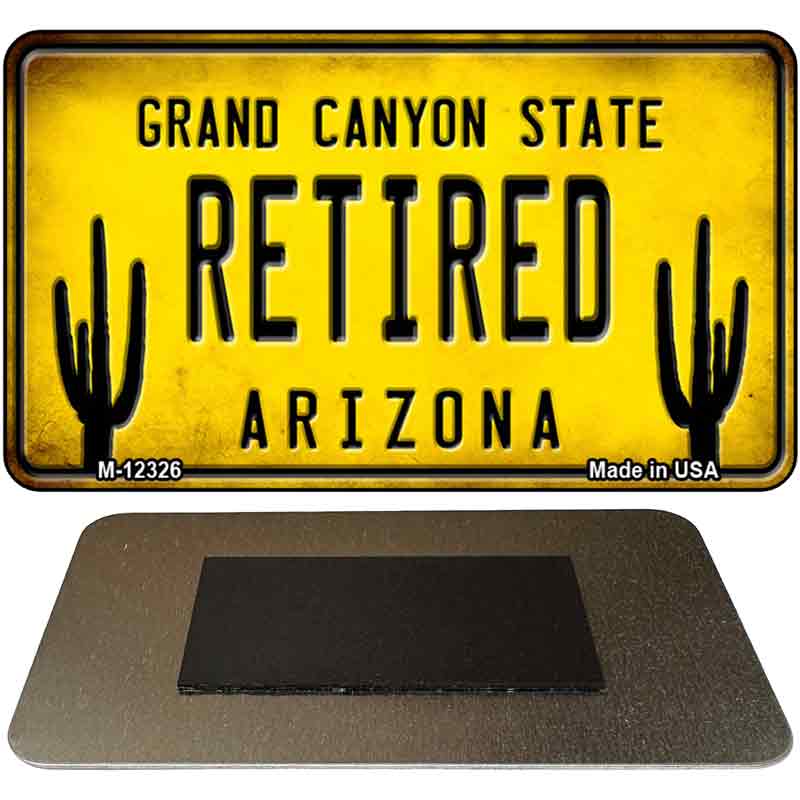 Arizona Retired Novelty Metal Magnet M-12326