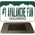 Number 1 Avalanche Fan Novelty Metal Magnet M-13360
