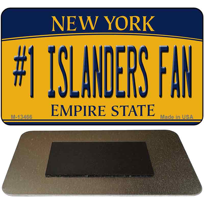 Number 1 Islanders Fan Novelty Metal Magnet M-13466