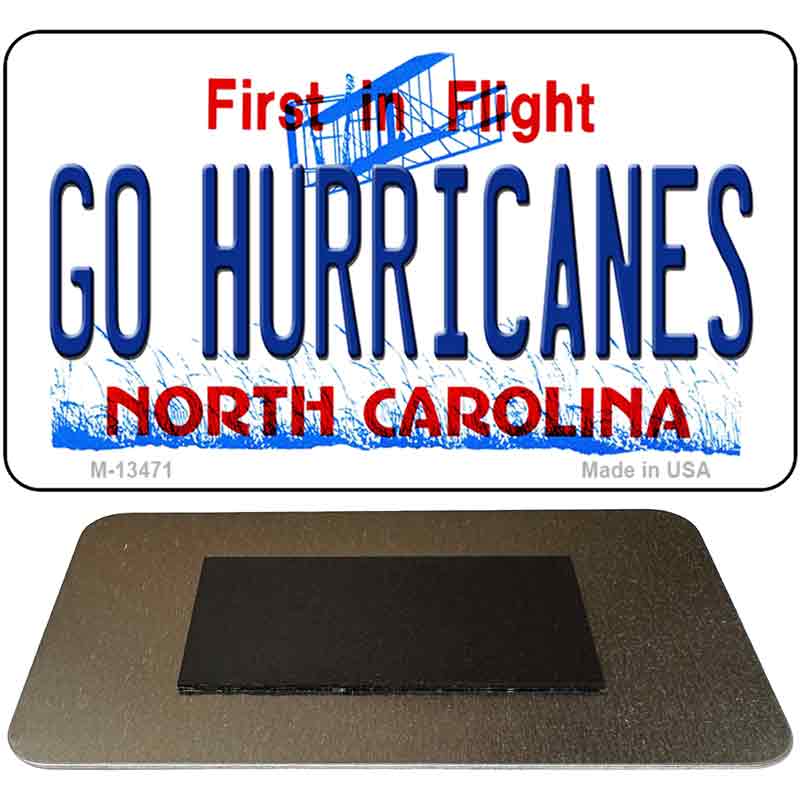 Go Hurricanes Novelty Metal Magnet M-13471
