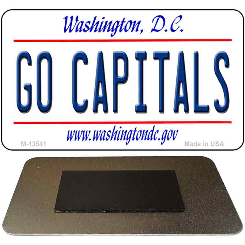 Go Capitals Novelty Metal Magnet M-13541