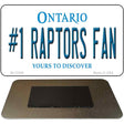 Number 1 Raptors Fan Novelty Metal Magnet M-13546
