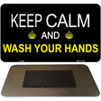 Keep Calm Wash Your Hands Novelty Metal Magnet M-13592 3.5" x 2" Magnet (M)