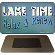 Lake Time Novelty Metal Magnet Tag M-13771 3.5" x 2" Magnet (M)