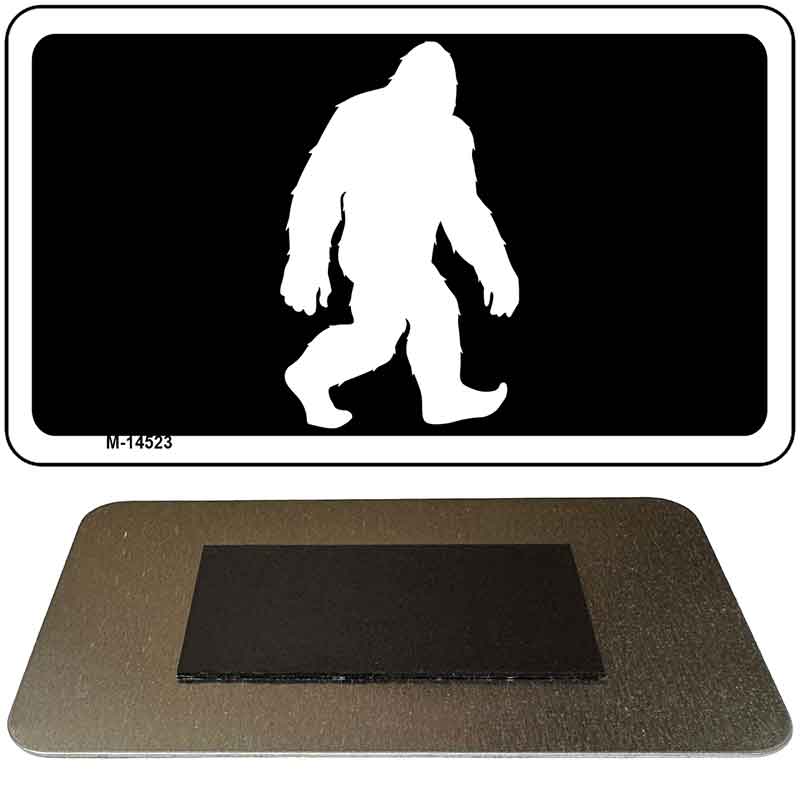 Bigfoot Silhouette Novelty Metal Magnet M-14523