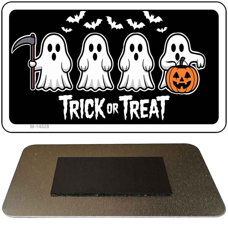 Trick or Treat Ghosts Novelty Metal Magnet M-14528