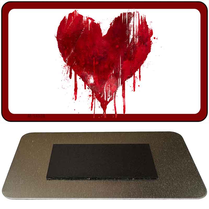Bloody Heart Novelty Metal Magnet M-14538