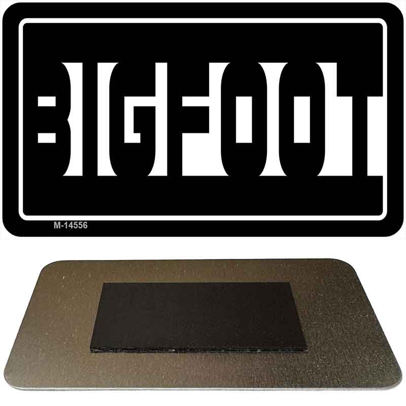 Bigfoot Hidden Novelty Metal Magnet M-14556