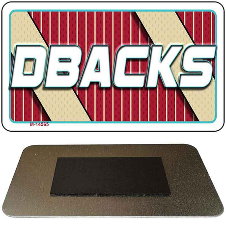 DBACKS Graphic Novelty Metal Magnet M-14565 3.5" x 2" Magnet (M)
