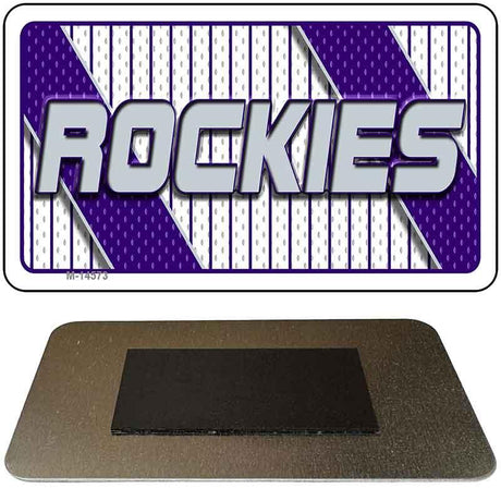 ROCKIES Graphic Novelty Metal Magnet M-14573 3.5" x 2" Magnet (M)