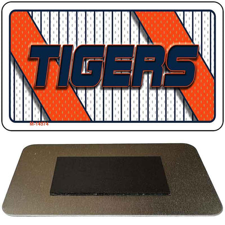 TIGERS Graphic Novelty Metal Magnet M-14574 3.5" x 2" Magnet (M)