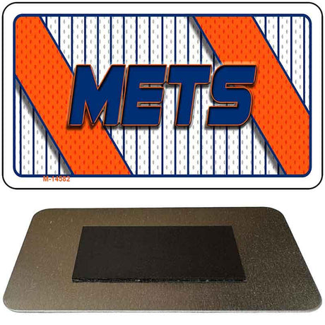 METS Graphic Novelty Metal Magnet M-14582 3.5" x 2" Magnet (M)