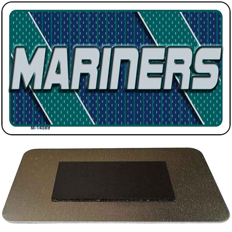 MARINERS Graphic Novelty Metal Magnet M-14589 3.5" x 2" Magnet (M)