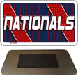 NATIONALS Graphic Novelty Metal Magnet M-14594 3.5" x 2" Magnet (M)