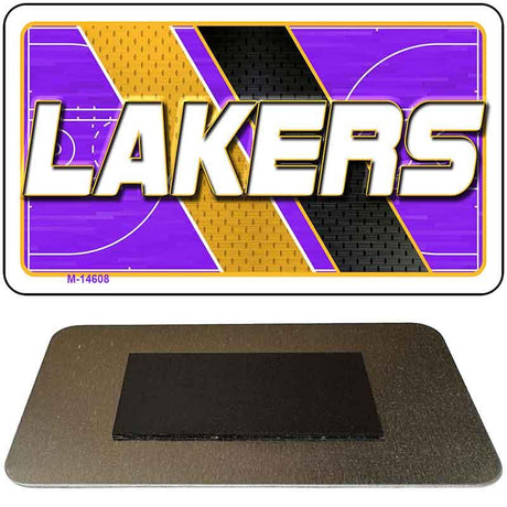 Lakers logo with a geometric design on a white background