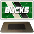 BUCKS Graphic Novelty Metal Magnet M-14611 3.5" x 2" Magnet (M)